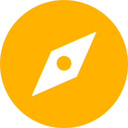 Icono de brújula que representa Curiosidad